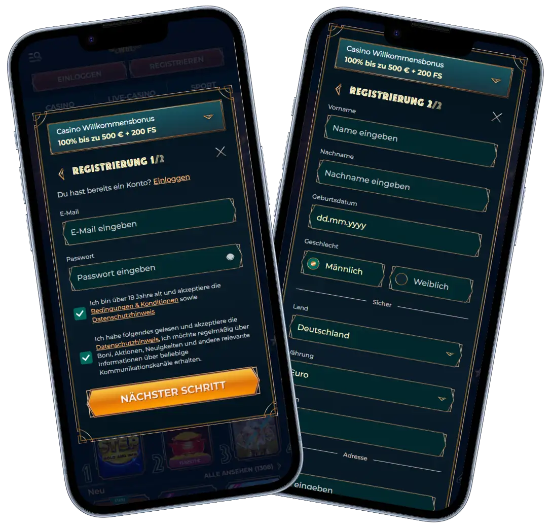 MonsterWin auf dem Handy